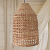 Buy Rattan Pendant Lamp, Boho Bali Style - Grau Natural 60491 - prices