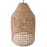 Buy Rattan Pendant Lamp, Boho Bali Style - Grau Natural 60491 at MyFaktory