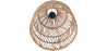 Buy Rattan Pendant Lamp, Boho Bali Style - Oya Natural 60492 in the Europe
