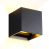 Buy Outdoor Wall Lamp 12W LED Double Sided Lighting - Aluminum Black 60529 - in the EU