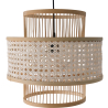 Buy Boho Bali Pendant Lamp, Bamboo and Rattan - Sar Natural 60488 with a guarantee