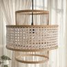 Buy Boho Bali Pendant Lamp, Bamboo and Rattan - Sar Natural 60488 - prices
