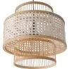 Buy Boho Bali Pendant Lamp, Bamboo and Rattan - Sar Natural 60488 at MyFaktory