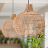 Buy Rattan Pendant Lamp, Boho Bali Style - Wayna Natural 60487 - prices
