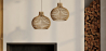 Buy Rattan Pendant Lamp, Boho Bali Style - Wayna Natural 60487 with a guarantee