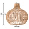Buy Rattan Pendant Lamp, Boho Bali Style - Wayna Natural 60487 in the Europe