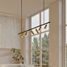 Buy Rail Ceiling Lamp - 7 Adjustable Gold Spotlights - 140CM - Lark Gold 60517 - prices