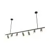 Buy Rail Ceiling Lamp - 7 Adjustable Gold Spotlights - 140CM - Lark Gold 60517 in the Europe