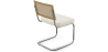 Buy Dining Chair Natural Rattan Lattice Back Boucle Design - Jya White 60537 - in the EU