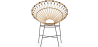 Buy Round Synthetic Rattan Outdoor Chair - Boho Bali Design - Monai Natural 60541 with a guarantee