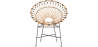 Buy Round Synthetic Rattan Outdoor Chair - Boho Bali Design - Monai Natural 60541 - in the EU
