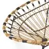 Buy Round Synthetic Rattan Outdoor Chair - Boho Bali Design - Monai Natural 60541 - in the EU