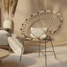 Buy Round Synthetic Rattan Outdoor Chair - Boho Bali Design - Monai Natural 60541 - prices