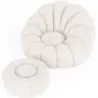Buy Upholstered Armchair with Ottoman - White Boucle - Calera White 60542 - in the EU