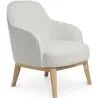 Buy Upholstered Dining Chair - White Boucle - Yenva White 60543 in the Europe