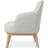 Buy Upholstered Dining Chair - White Boucle - Yenva White 60543 home delivery
