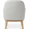 Buy Upholstered Dining Chair - White Boucle - Yenva White 60543 with a guarantee