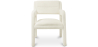 Buy Upholstered Dining Chair - White Boucle - Larsa White 60544 in the Europe