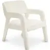 Buy Upholstered Dining Chair - White Boucle - Larsa White 60544 - in the EU