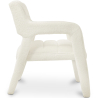 Buy Upholstered Dining Chair - White Boucle - Larsa White 60544 in the Europe