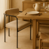 Buy Upholstered Dining Chair - Velvet - Yara Taupe 60545 home delivery