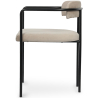 Buy Upholstered Dining Chair - Velvet - Yara Taupe 60545 in the Europe