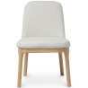 Buy Upholstered Dining Chair - White Boucle - Leira White 60550 - in the EU