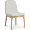 Buy Upholstered Dining Chair - White Boucle - Leira White 60550 in the Europe