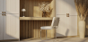 Buy Dining Chair Boucle Design - Nui White 60539 in the Europe