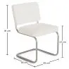 Buy Dining Chair Boucle Design - Nui White 60539 - prices