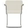 Buy Dining Chair Boucle Design with Armrest - Nui White 60540 - in the EU