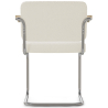 Buy Dining Chair Boucle Design with Armrest - Nui White 60540 home delivery