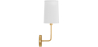 Buy Lamp Wall Light - Gold with Fabric Shade - Sawe Gold 60524 - in the EU