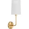 Buy Lamp Wall Light - Gold with Fabric Shade - Sawe Gold 60524 - in the EU