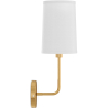 Buy Lamp Wall Light - Gold with Fabric Shade - Sawe Gold 60524 - in the EU