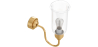Buy Chandelier Lamp - Golden Wall Light - Rene Transparent 60527 with a guarantee