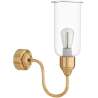 Buy Chandelier Lamp - Golden Wall Light - Rene Transparent 60527 - in the EU