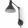 Buy Lamp Wall Light - Adjustable Reading Light - Nira Black 60515 - in the EU