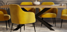 Buy Rectangular Dining Table - Industrial - Wood and Metal - Alise Natural wood 60608 - prices