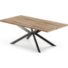 Buy Rectangular Dining Table - Industrial - Wood and Metal - Alise Natural wood 60608 in the Europe