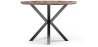 Buy Round Dining Table - Industrial - Wood and Metal - Alise Natural wood 60609 with a guarantee