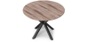 Buy Round Dining Table - Industrial - Wood and Metal - Alise Natural wood 60609 in the Europe