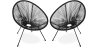 Buy  Pack Acapulco Chair x2 - Black Legs - New edition Black 60611 - in the EU