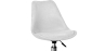 Buy Upholstered Desk Chair with Wheels - Tulipe Light grey 60613 at MyFaktory