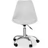 Buy Upholstered Desk Chair with Wheels - Tulipe Light grey 60613 - in the EU