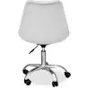 Buy Upholstered Desk Chair with Wheels - Tulipe Light grey 60613 - in the EU