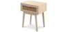 Buy Bedside Table with Drawer - Boho Bali Wood - Hanay Natural 60605 in the Europe