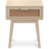 Buy Bedside Table with Drawer - Boho Bali Wood - Hanay Natural 60605 - in the EU
