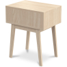 Buy Bedside Table with Drawer - Boho Bali Wood - Hanay Natural 60605 in the Europe