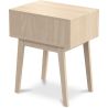 Buy Bedside Table with Drawer - Boho Bali Wood - Hanay Natural 60605 at MyFaktory